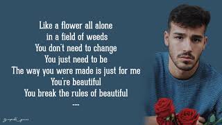 Rules of Beautiful - Jacob Whitesides (Lyrics)