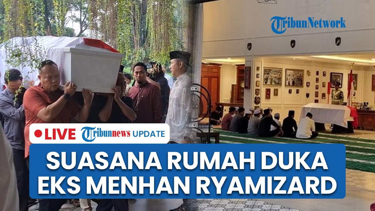 LIVE: Suasana Rumah Duka Eks Menhan Ryamizard di Bogor, Peti Jenazah Dijaga & Pelayat Berdatangan