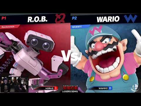 Newcastle Siege #54 - Losers Quarters - Horus (ROB) vs WAMMY! (Wario)