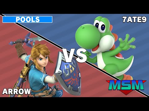 MSM 233 Offline - Arrow (Link) VS 7ate9 (Yoshi) - Wave 1 Pools