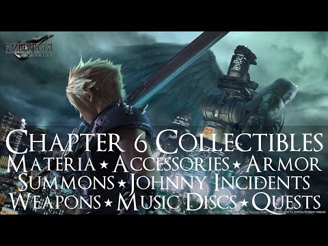 Final Fantasy 7 Remake - Chapter 6 Light The Way Collectibles Walkthrough