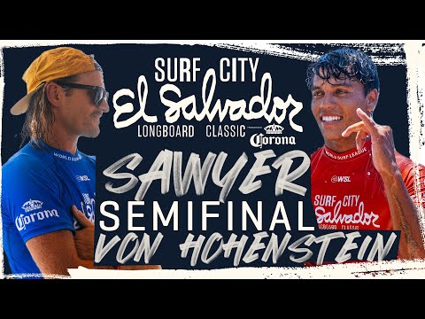 Steven Sawyer vs John Michael Van Hohenstein | Surf City El Salvador Longboard Classic Heat Replay