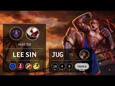 Lee Sin Jungle vs Jarvan IV - EUW Master Patch 9.9