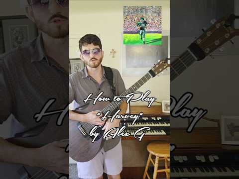 How to Play "Harvey" by Alex G (on acoustic guitar)