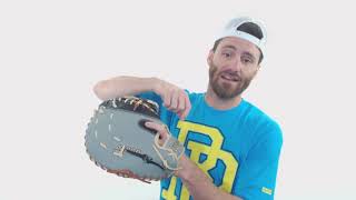 Video thumbnail: Wilson A2000 SuperSkin 1620 12.5" Baseball First Base Mitt: WBW100119125