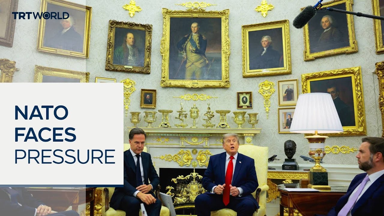 Video | Nato chief Rutte tries to ease tensions over Iran with Trump