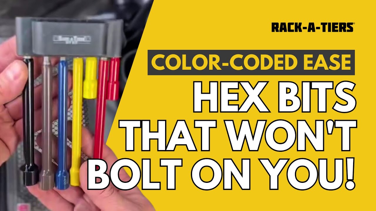 Hex Bit Kit - 7 Pieces - Rack-A-Tiers Since 1995