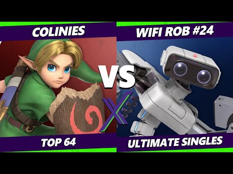 S@X 391 Online Top 64 - colinies (Young Link) Vs. wifi rob #24 (ROB) Smash Ultimate - SSBU