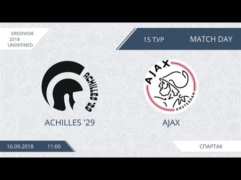AFL18. Netherlands. Eredivisie. Day 15. Achilles'29 - Ajax.