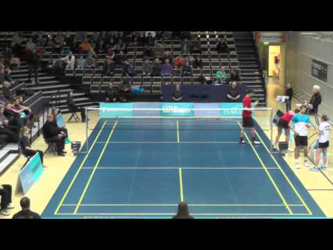 Sulkapallon SM-kisat 2014: Sekanelinpelin loppuottelu 1/2