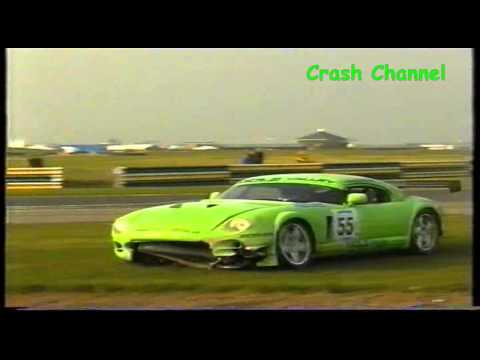 British Gt Robb Barff Crash Croft 2000