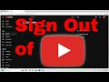 How To Sign Out Of YouTube Guide