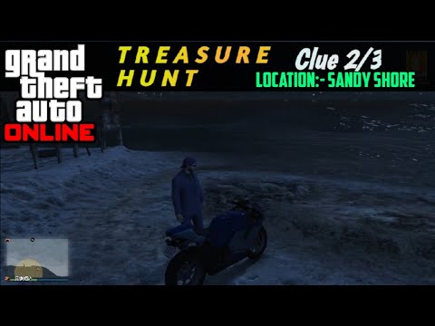 GTA Online Treasure Hunt clue 2/3 (Location:- Sandy Shores)