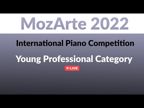 MozArte International Piano Festival 2022 - Wertungsspiel "Young Professional"