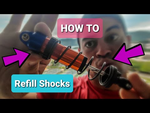 TRAXXAS MAXX - HOW TO Refill Shocks