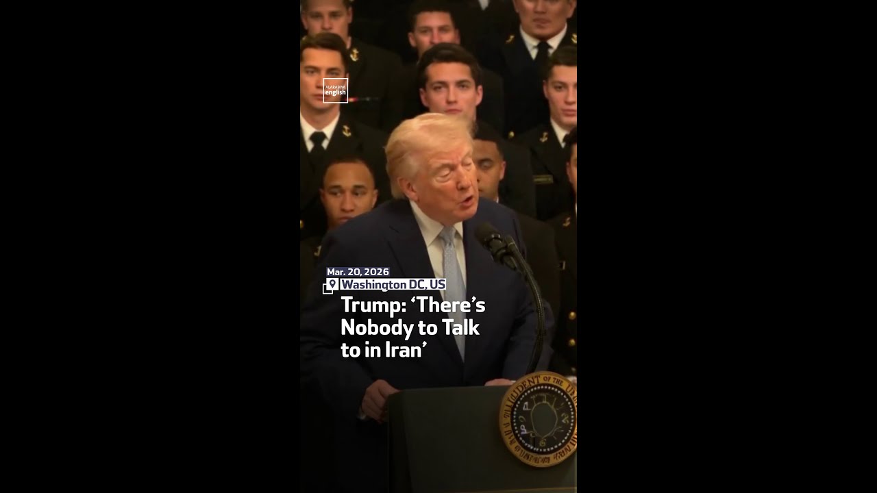 Video | Trump: ‘There’s Nobody to Talk to in Iran’