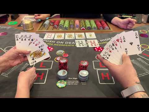 MOM PLAYS FACE UP PAI GOW POKER