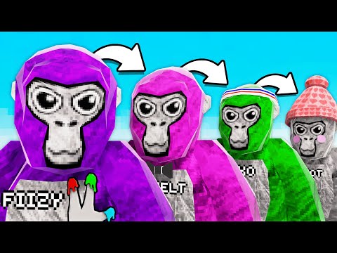 I Disguised as Famous Gorilla Tag YouTubers