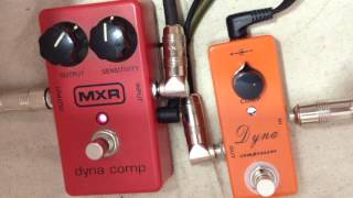 Video thumbnail for SHOOTOUT! Mosky Dyna vs MXR Dynacomp by northtownsound