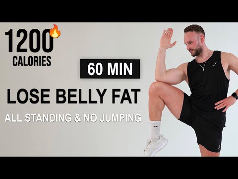 60 Min 100K HIIT SPECIAL 🎉 For Fat Burn | All Standing - No Jumping (No Equipment, No Repeats)