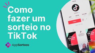 Video tutorial: Crie seu sorteio no TikTok