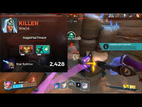 Against God-Tier Jenos on Shattered Dessert - Paladins Willo Gameplay
