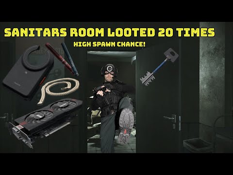 Sanitars room looted 20 times