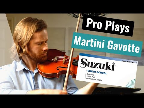 PRO plays | Martini Gavotte | Suzuki Violin Book 3 | Solo Violin