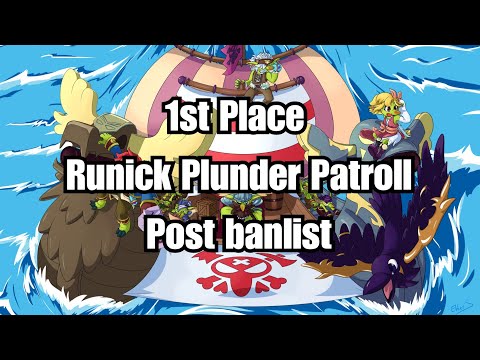 Yugioh 1st Place RUNICK PLUNDER PATROLL Deck Profile September 2024 (with Combos)