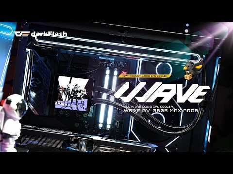 🎉이벤트🎉 와이드 디스플레이, WAVE의 시작 다크플래쉬 DV360S MAX ARGB 디스플레이