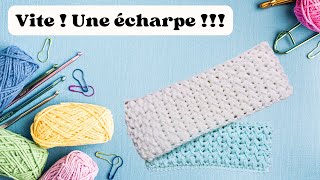 SURPRENANT ! 1 RANG SEULEMENT -POINT CROCHET