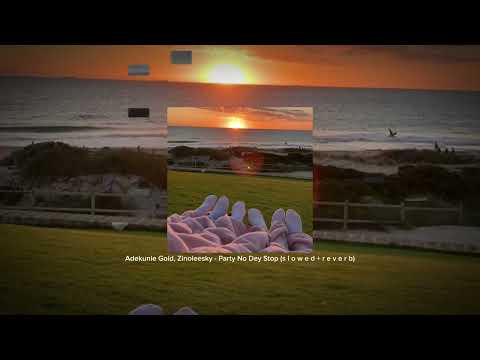Adekunle Gold, Zinoleesky - Party No Dey Stop (s l o w e d + r e v e r b)