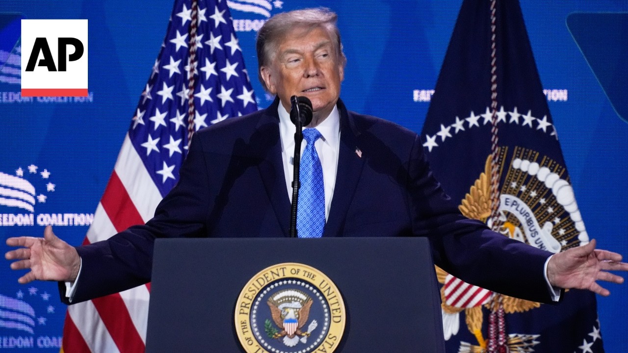 Video | Trump blames Iran for a drone strike on a cargo ship in Strait of Hormuz
