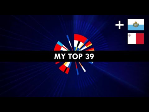 EUROVISION 2020 // My Top 39 (So far)/ w SAN MARINO & MALTA