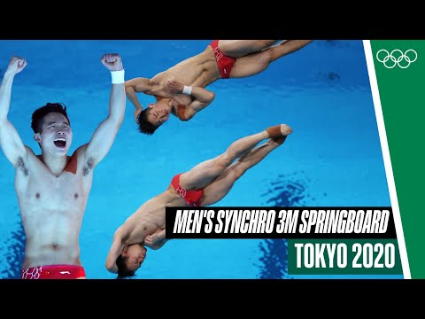 Full Men's Synchronised 3m Springboard Diving Final at Tokyo 2020!