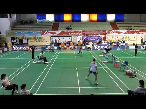 All Africa Badminton U19 2013 Men's Single SemiFinal LUBAH Aatish VS MEDEL Youcef Sabri Part 3of6
