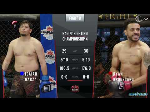 Ragin Fighting Championships 4 - Isaiah Garza vs. Ryan Broussard [Full Fight] #mma