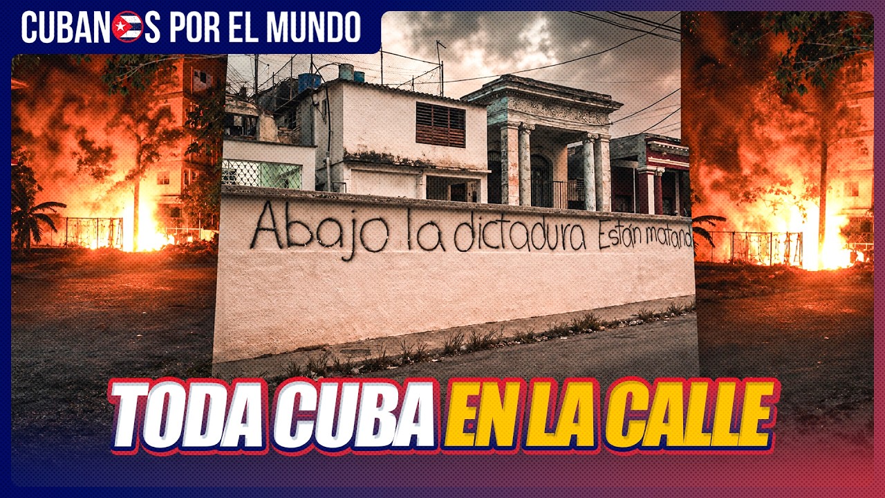Protestas en Cuba crecen durante apagones y reclamos de libertad