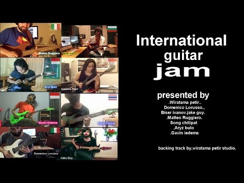 International Mega guitar jam