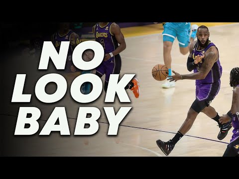 I found every LeBron James no-look pass..