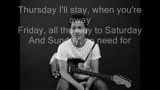 7 DAYS LIRIK - RENDY PANDUGO