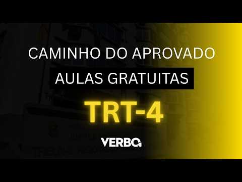 Concurso do TRT-4 | Verbo | Direito do Trabalho