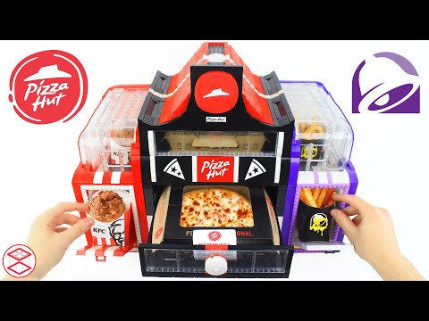 Pizza Hut, KFC and Taco Bell Custom LEGO Machine (3-in-1)