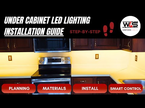How To Install Under Cabinet LED Strip Lighting The Professional Way- Full Guide