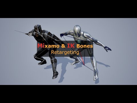 Retarget Mixamo animation in UE5 | IK Bones retargeting | Free Bone Snapper