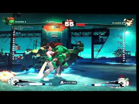 ssf4 BruceWayneRuny (BL) vs hanashima1016 (CH)