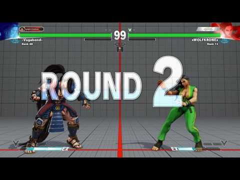 SFV~ Laura (xWOLFKRONEx) vs. NeCalli (-Vagabond-) HD