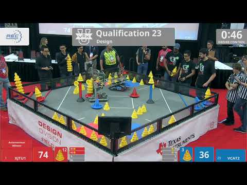 2018 VEXU Design Q23 - XJTU1 vs VCAT2 - 121 to 64