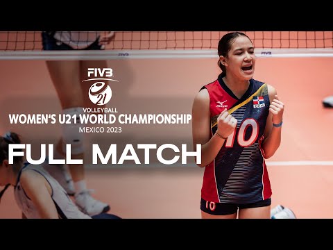 DOM🇩🇴 vs. NED🇳🇱 - Full Match | Women's U21 World Championship | Aguascalientes