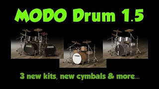 Video thumbnail for IK Multimedia MODO DRUM 1.5 update review by dancetech
